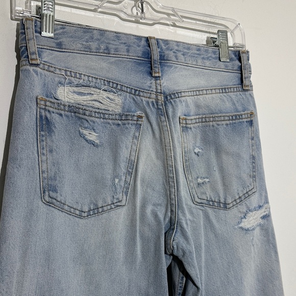 Zara Light Blue Straight Leg Jeans - Picture 9 of 12